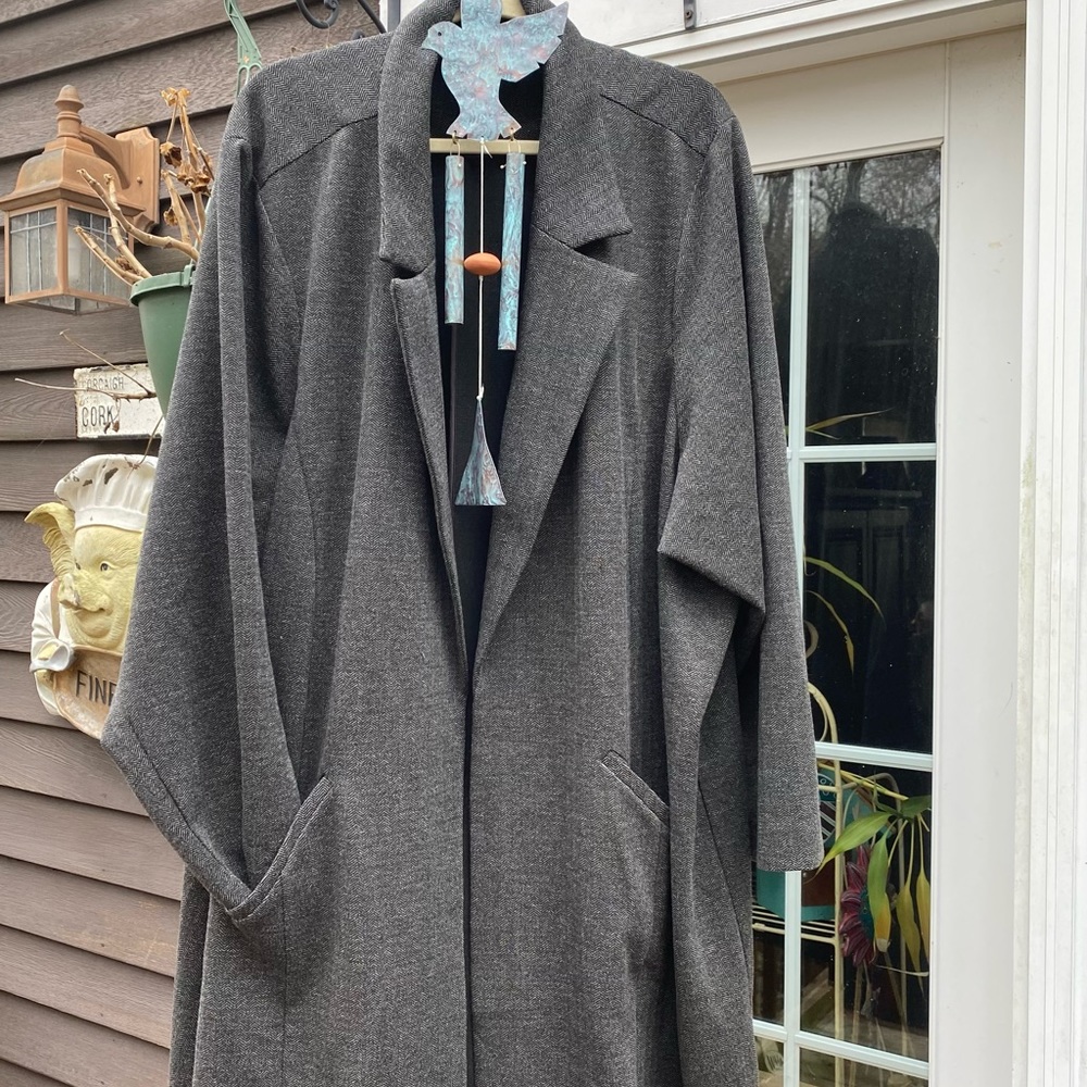 Torrid Long line grey Blazer